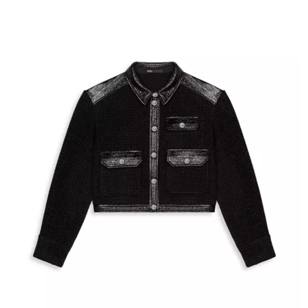 Maje Vanili Cropped Jacket